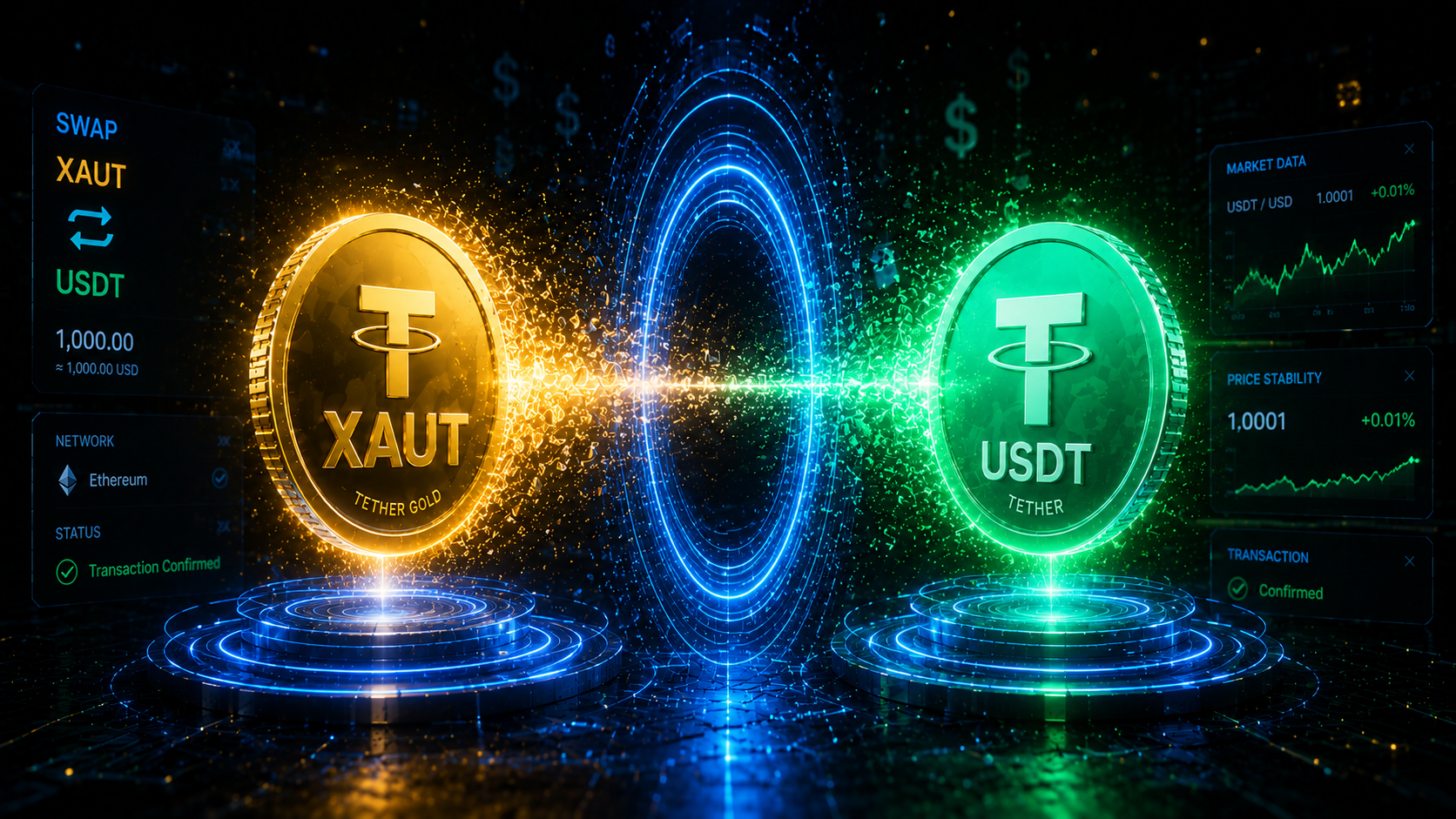 XAUT to USDT Swap 2026: Complete Guide (No KYC, Best Platforms)