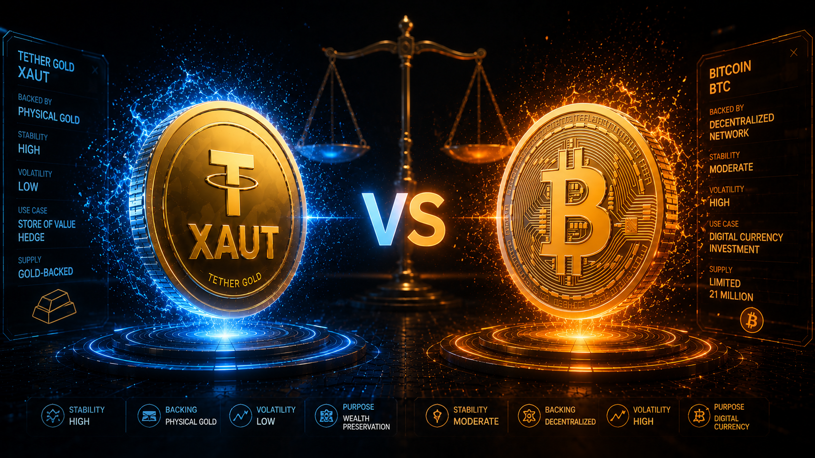 XAUT vs BTC 2026: Gold Token vs Bitcoin (Which Is Better?)