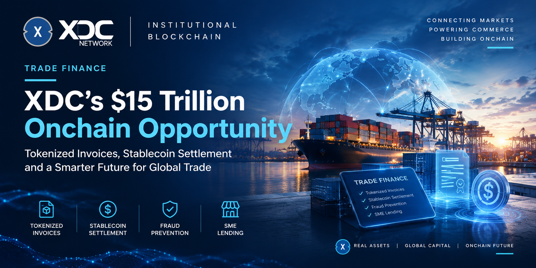 XDC’s $15 Trillion Trade Finance Opportunity: Why the Industry Is Moving Onchain