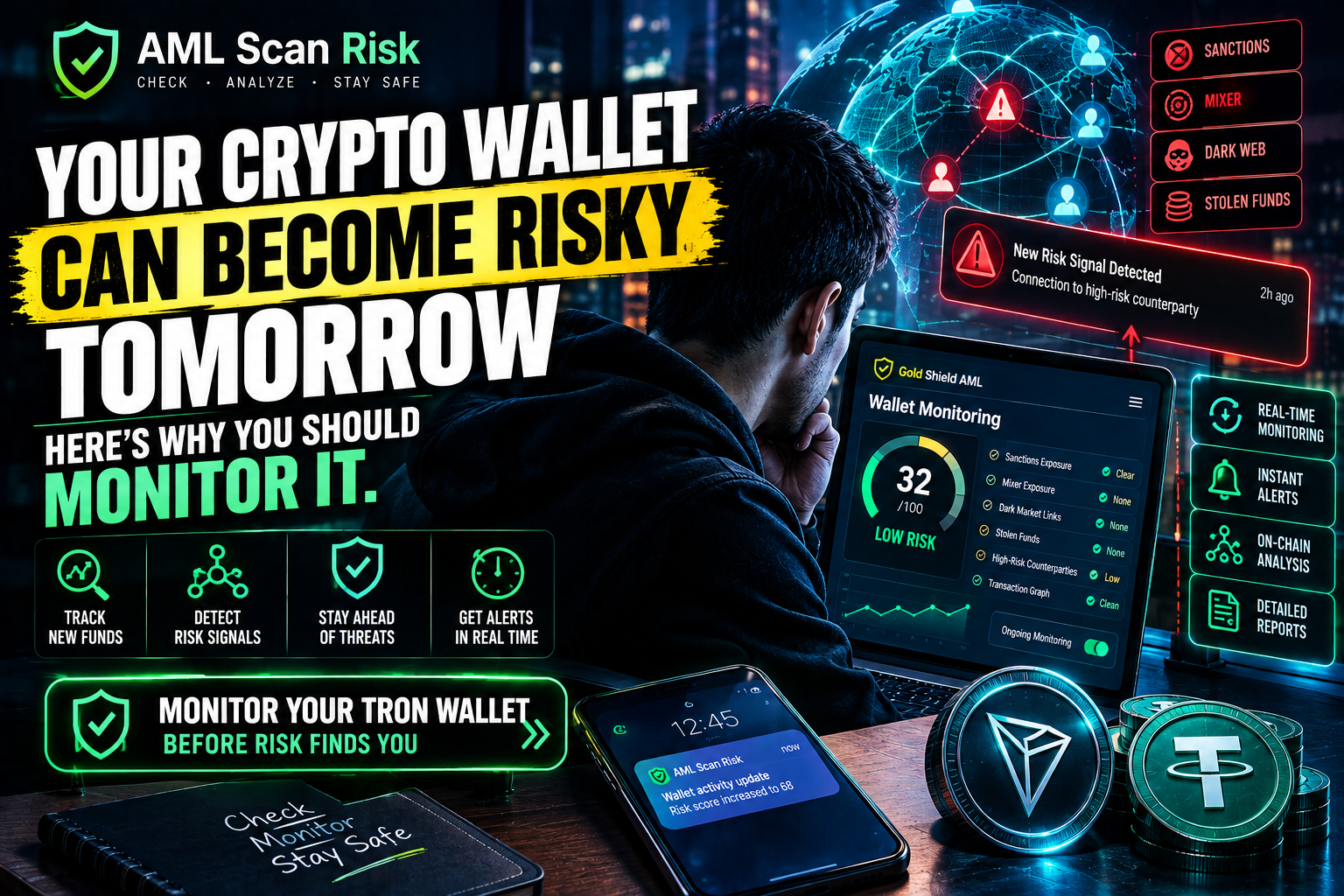 Your Crypto Wallet Can Become Risky Tomorrow — Here’s Why You Should Monitor It