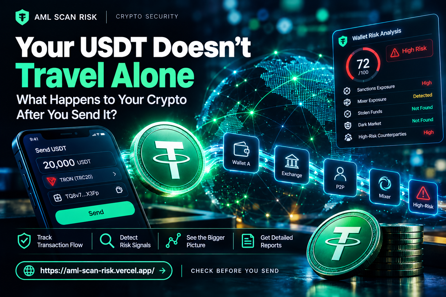 Your USDT Doesn’t Travel Alone: What Happens to Your Crypto After You Send It?