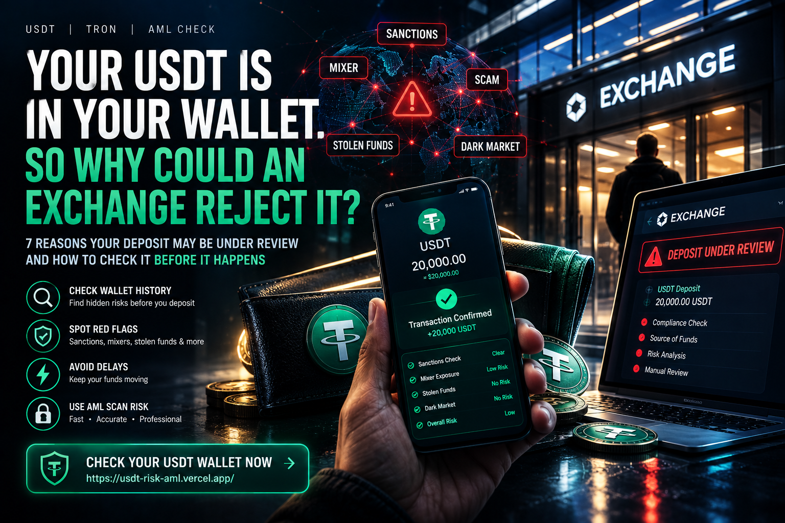 Your USDT Is in Your Wallet. So Why Could an Exchange Reject It?