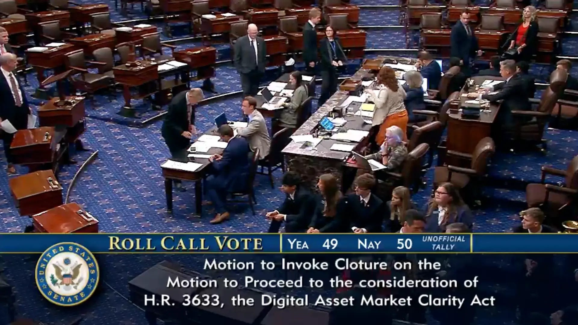 49 Votes When 60 Were Needed: What the Failed Crypto Bill Means for Investors