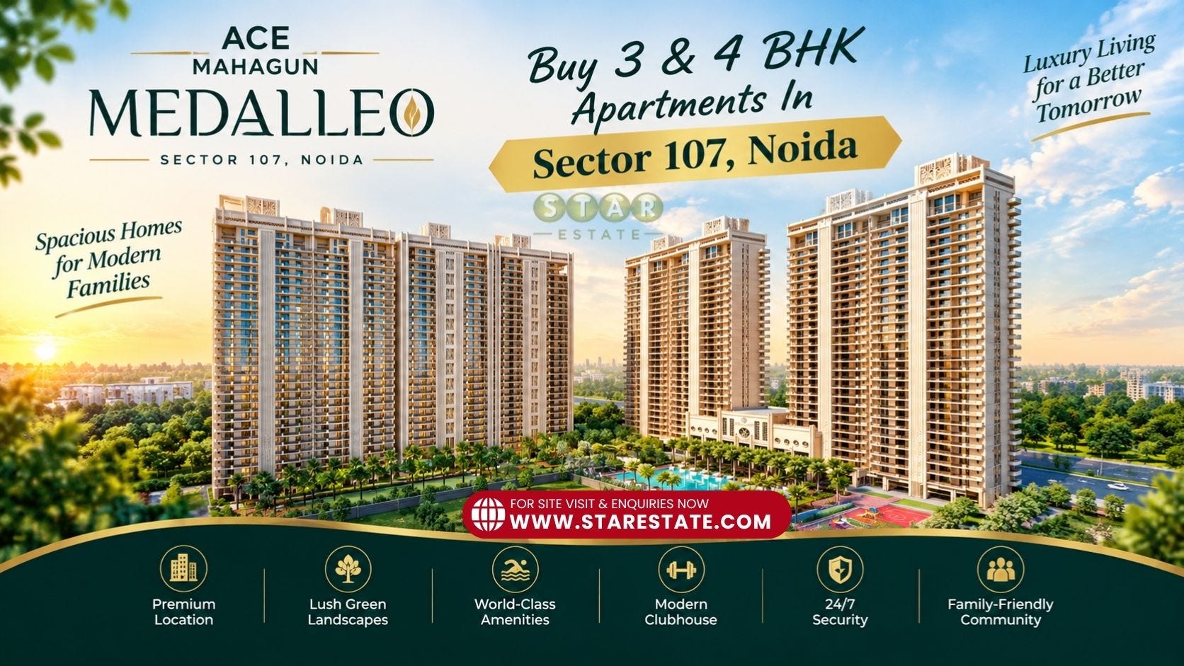 ACE Mahagun Medalleo Noida | Luxury Apartments In Noida