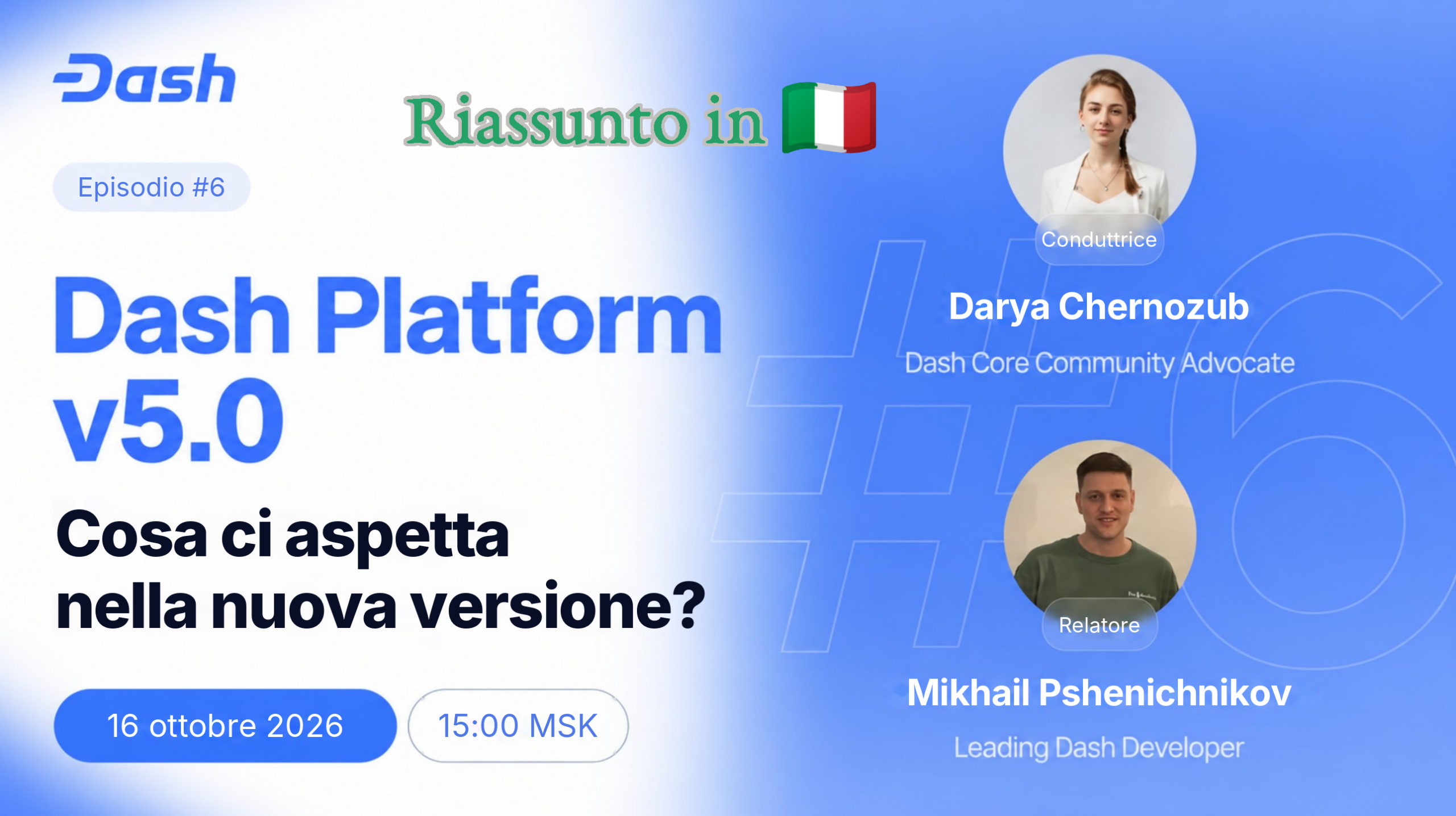 Aggiornamento sull’ecosistema Dash n.