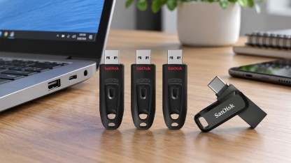 Anzeige: 3er-Pack USB-Sticks im Angebot – Sandisk mit 64 GByte ab 11,33 Euro pro Stück