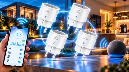 Anzeige: Eightree WLAN-Steckdosen mit Alexa im Viererpack nur rund 7,50 Euro pro Stück
