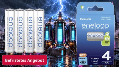 Anzeige: Eneloop-Akkus in AA und AAA nur noch heute bei Amazon günstiger