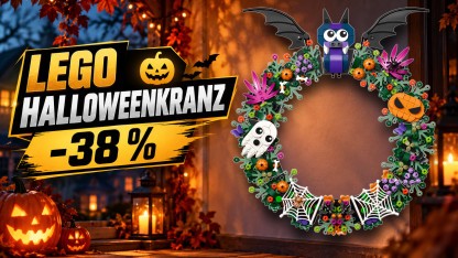 Anzeige: Gruseliger Bestpreis – Amazon senkt Lego-Halloweenkranz auf 25 Euro