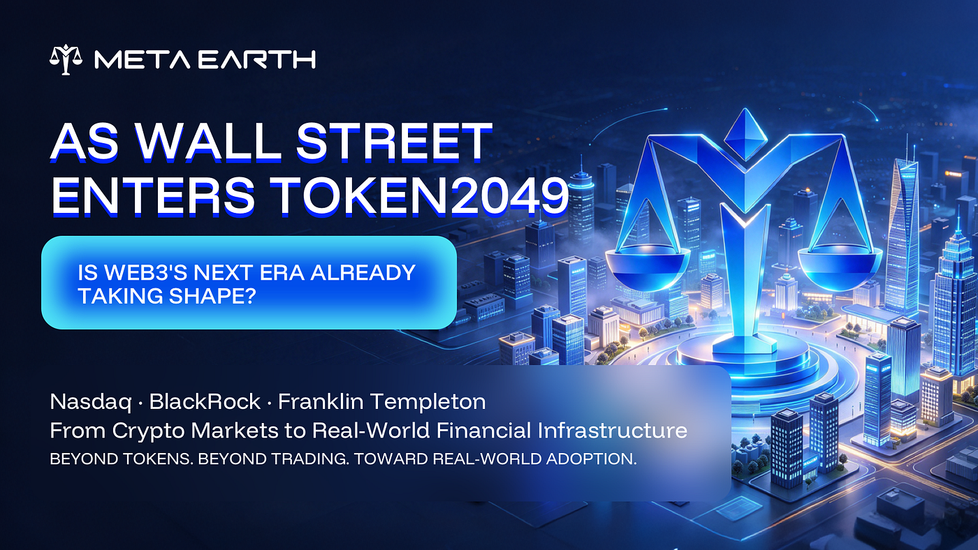 As Nasdaq and BlackRock Enter TOKEN2049, Is the Next Era of Web3 Competition Already Taking Shape?