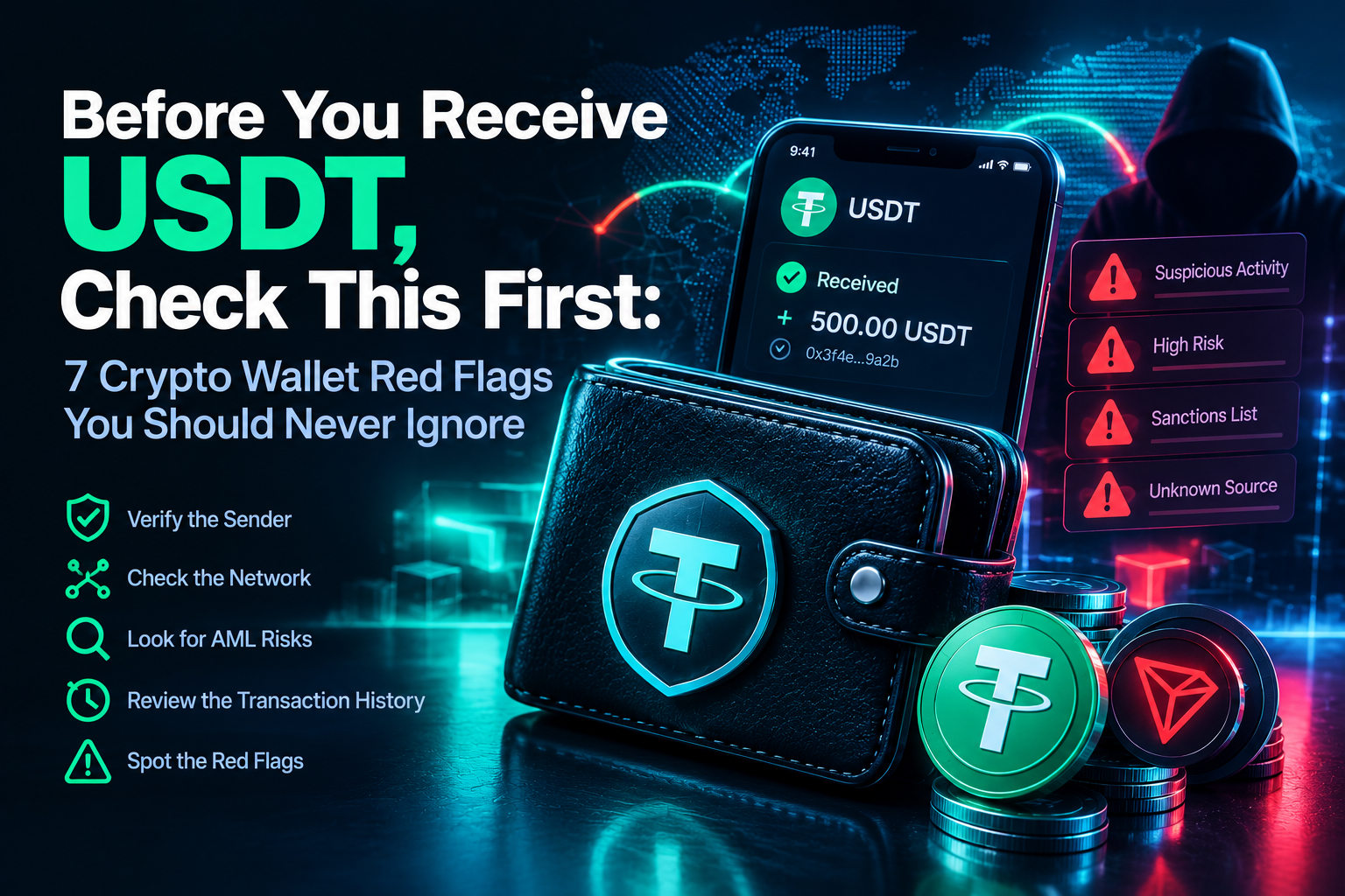 Before You Receive USDT, Check This First: 7 Crypto Wallet Red Flags You Should Never Ignore