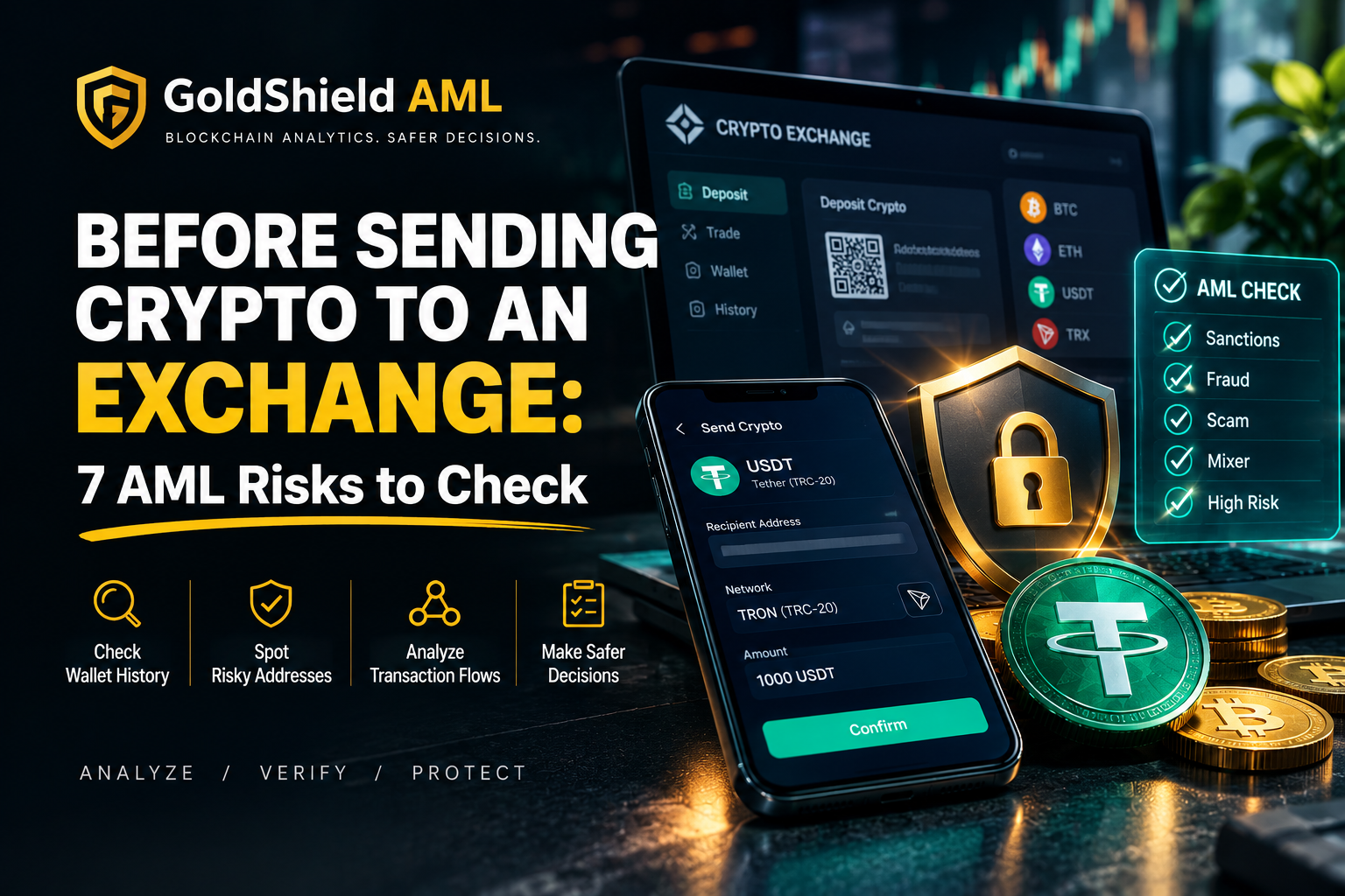 Before You Send Crypto to an Exchange, Check This First: 7 AML Risks Most People Overlook