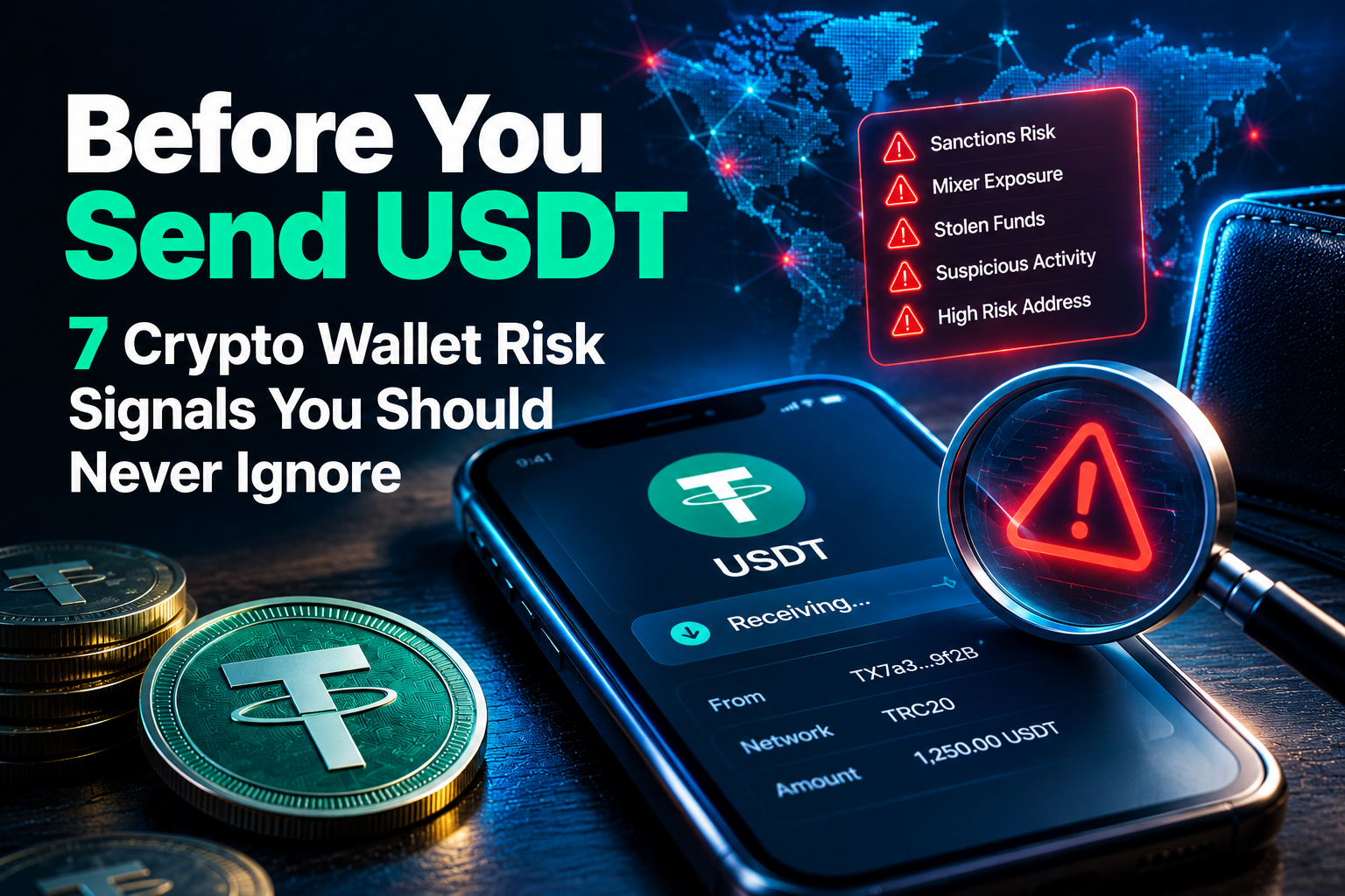 Before You Trust a Crypto Wallet: 7 AML Red Flags Every USDT Trader Should Know