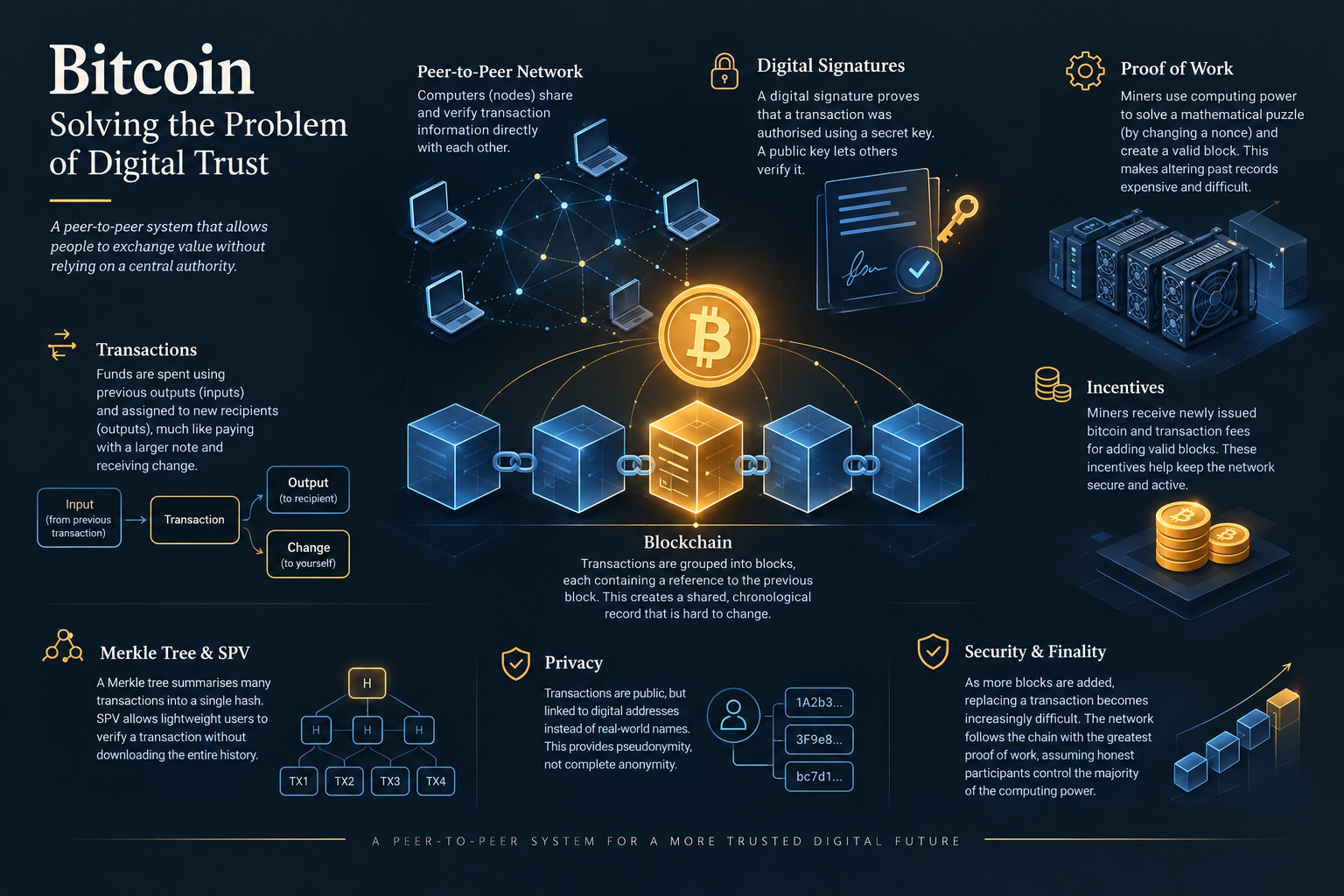 Bitcoin : Solving the Problem of Trust