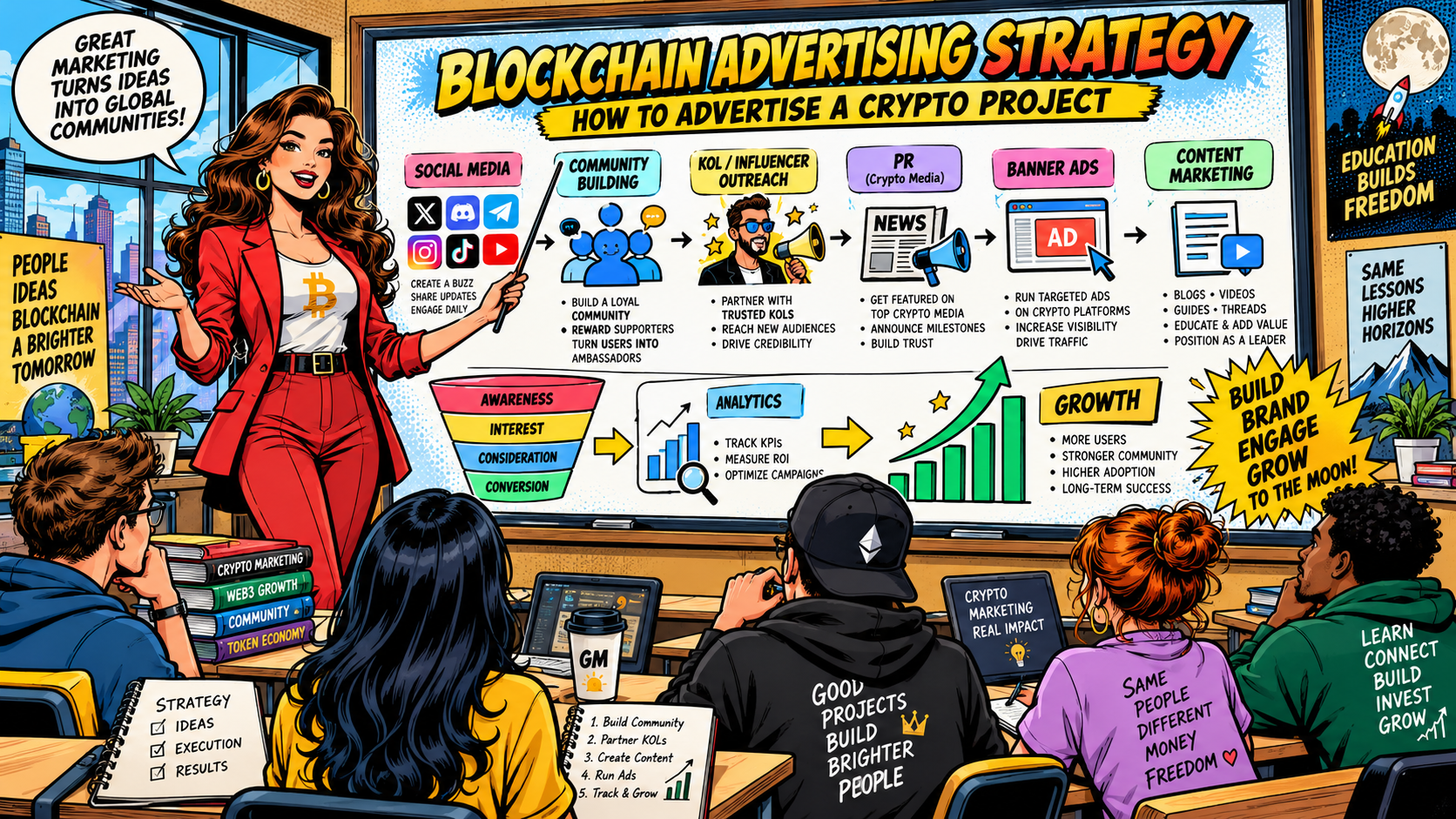 Blockchain Advertising Strategy: How to Advertise a Crypto Project