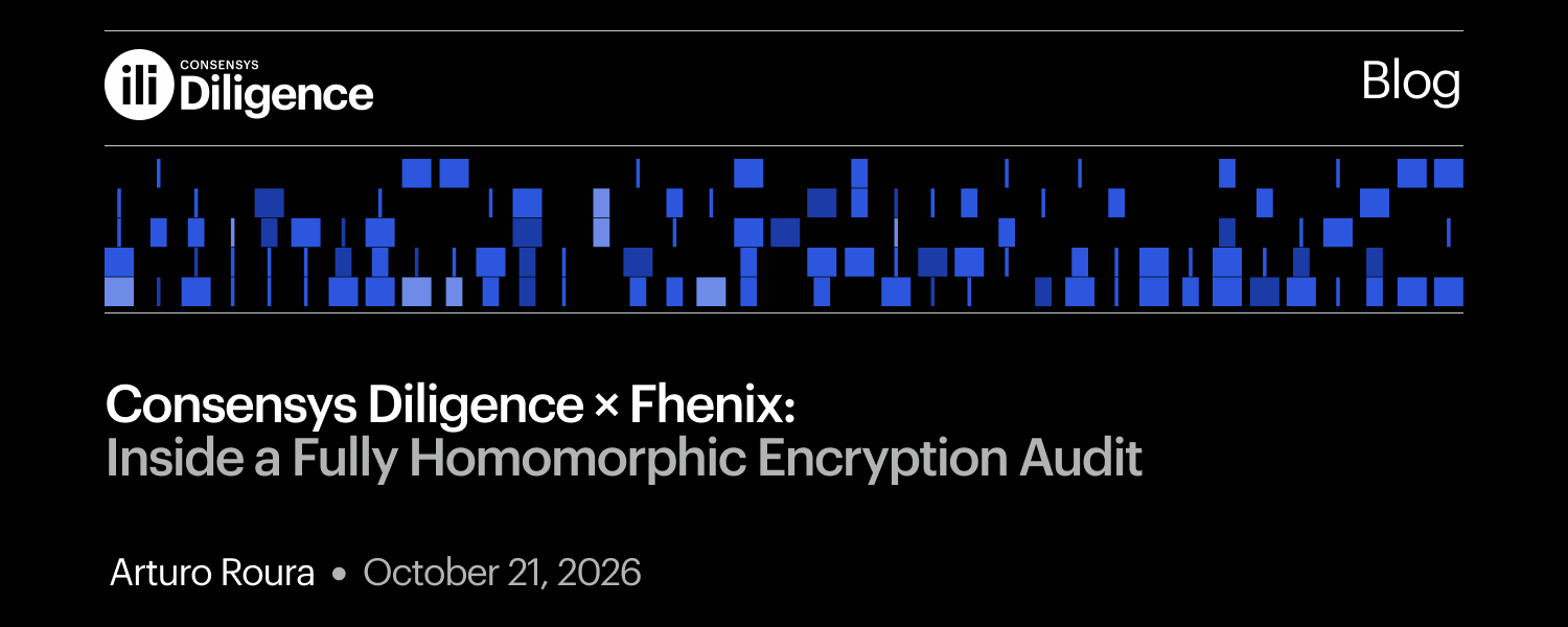 Consensys Diligence × Fhenix: Inside a Fully Homomorphic Encryption Audit