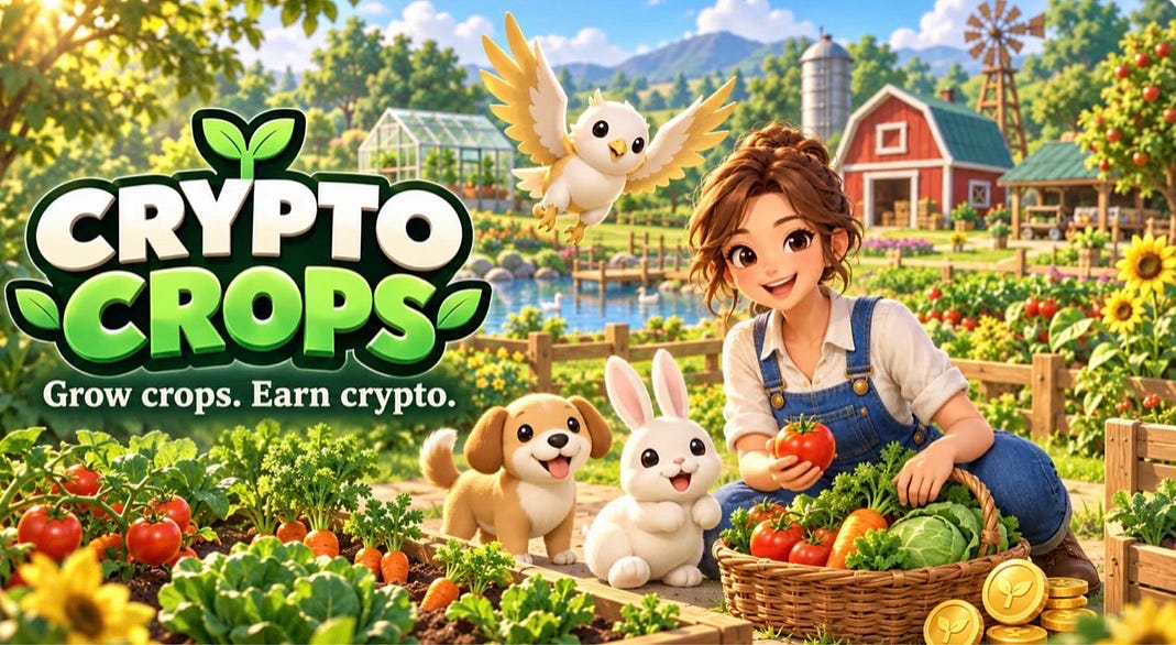 Crypto Crops 2.0: Build Your Own Digital Farm and Earn Crypto Rewards While You Play