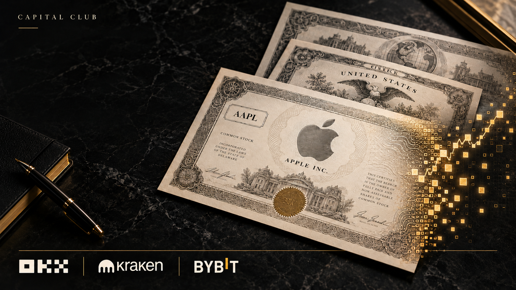 Як зайти у світ акцій через криптоплатформу: розбираємо OKX, Kraken і Bybit