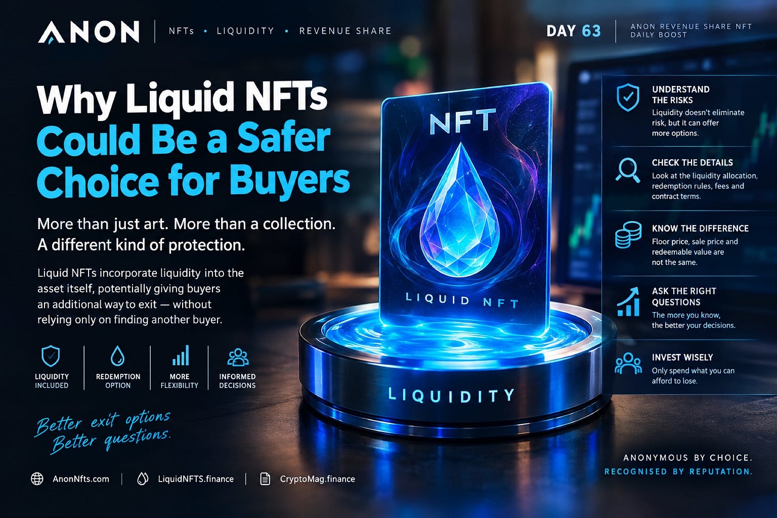 Day 63: Why Liquid NFTs Could Be a Safer Choice for Buyers – And Why Liquidity Matters