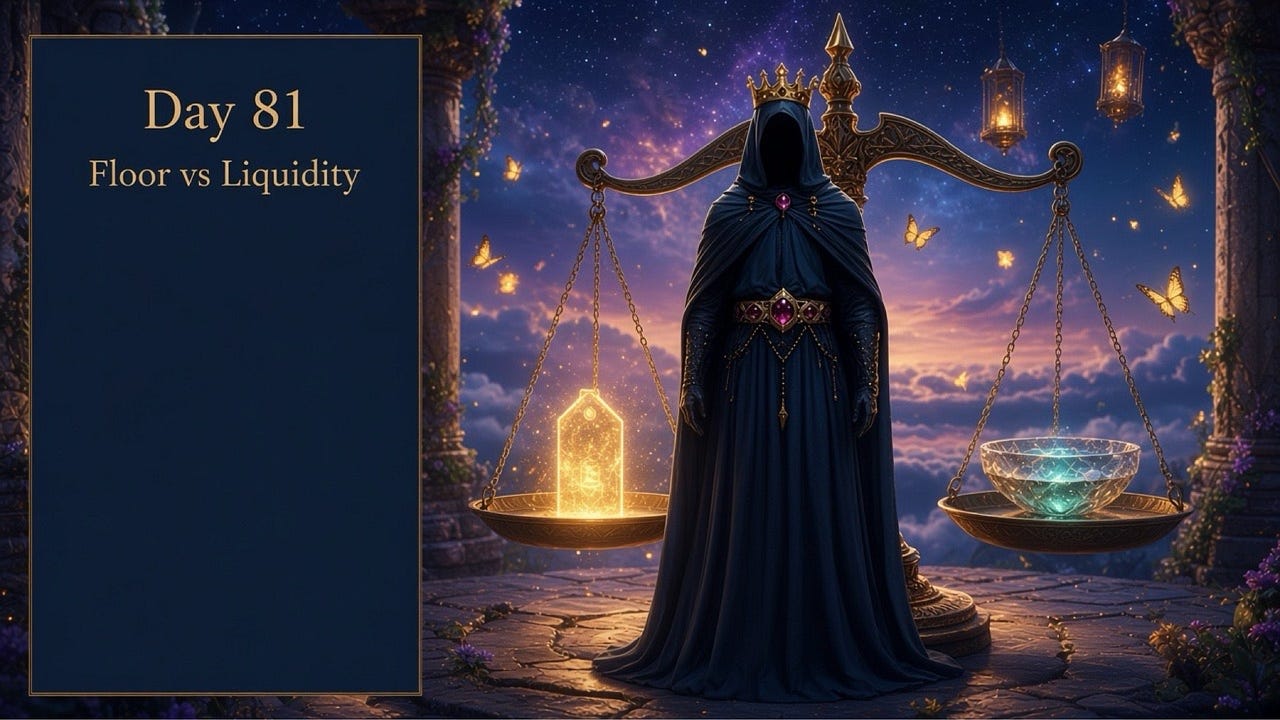 Day 81: ANON NFTs – Floor Price vs Liquidity: Two Numbers Every NFT Collector Should Tell Apart