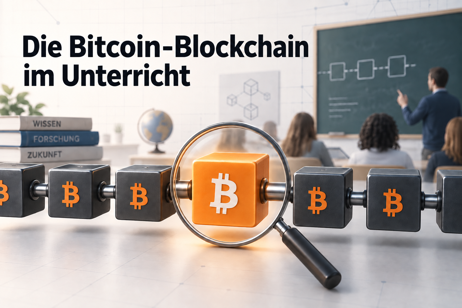 Die Bitcoin-Blockchain im Unterricht sichtbar machen