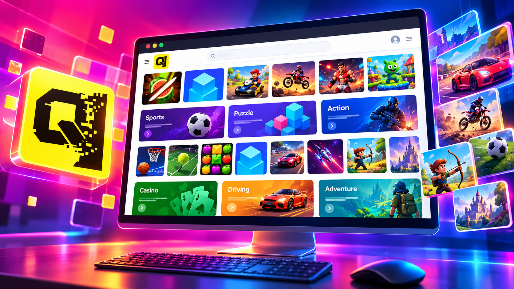 Discover QPrime Arcade: Bringing Interactive Gaming to the Digital World