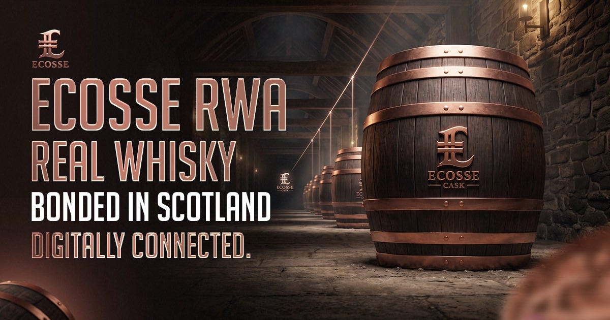 ECOSSE Builds Its Whisky RWA on Real Casks and Real Custody