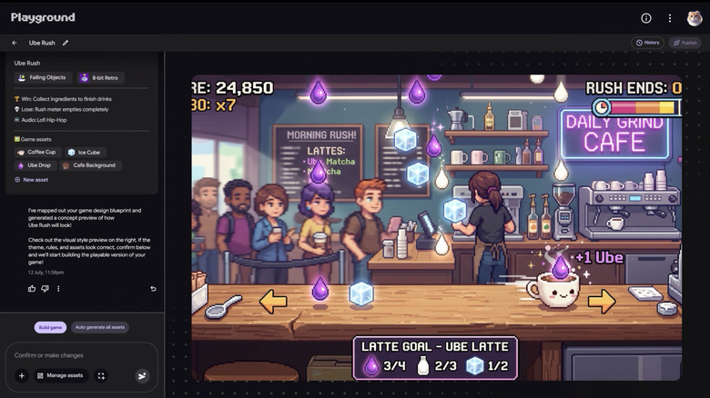 Google’s experimental Playground platform uses AI to create games for you