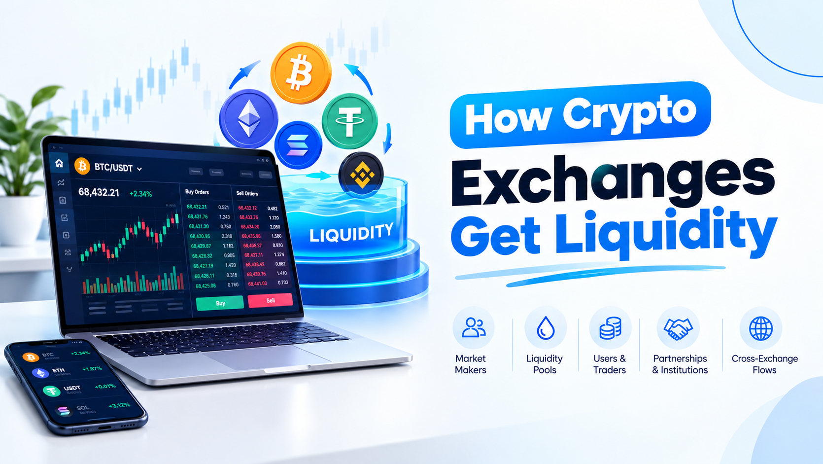 How Crypto Exchanges Get Liquidity