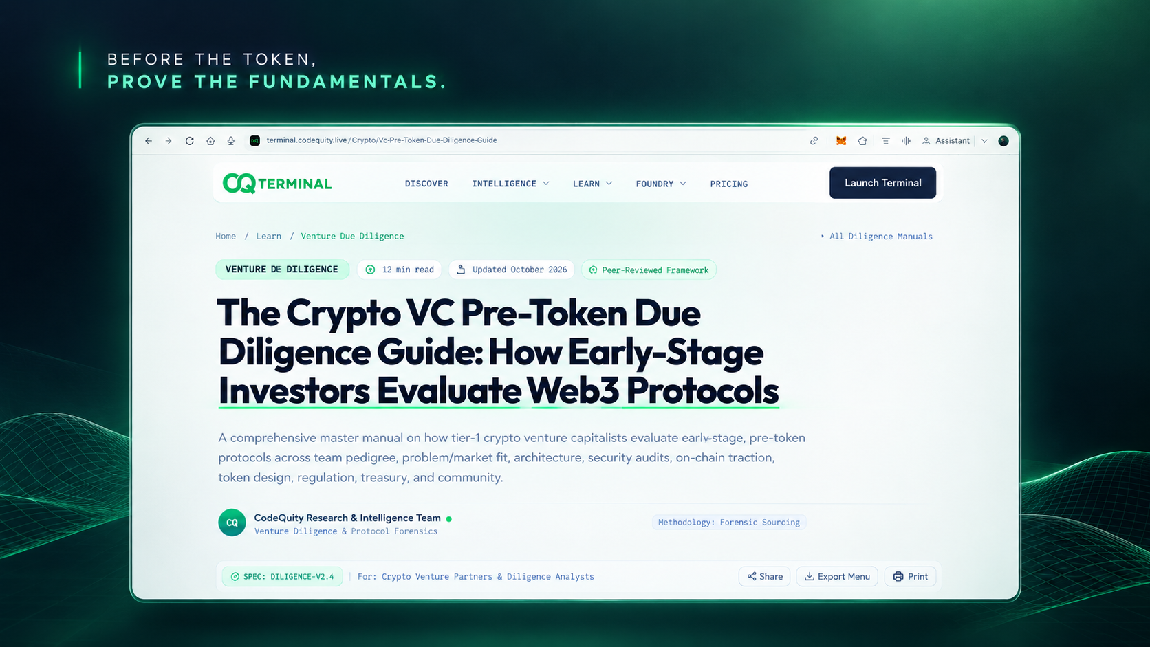 How Crypto VCs Actually Evaluate Pre-Token Protocols