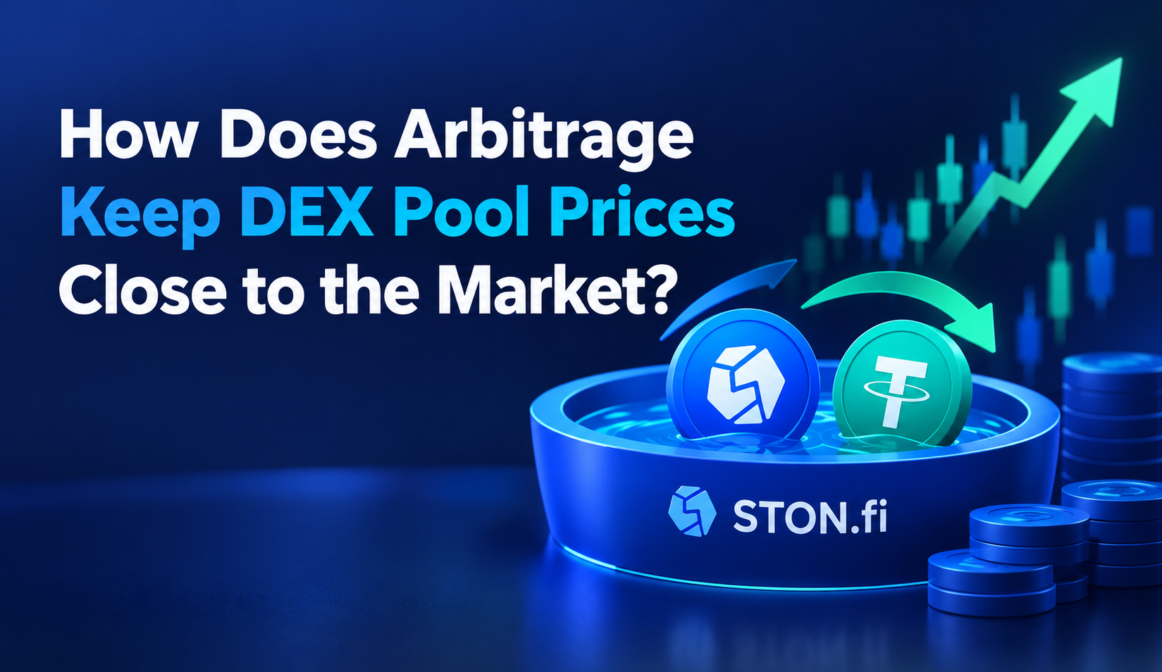 How Does Arbitrage Keep DEX Pool Prices Close to the Market?