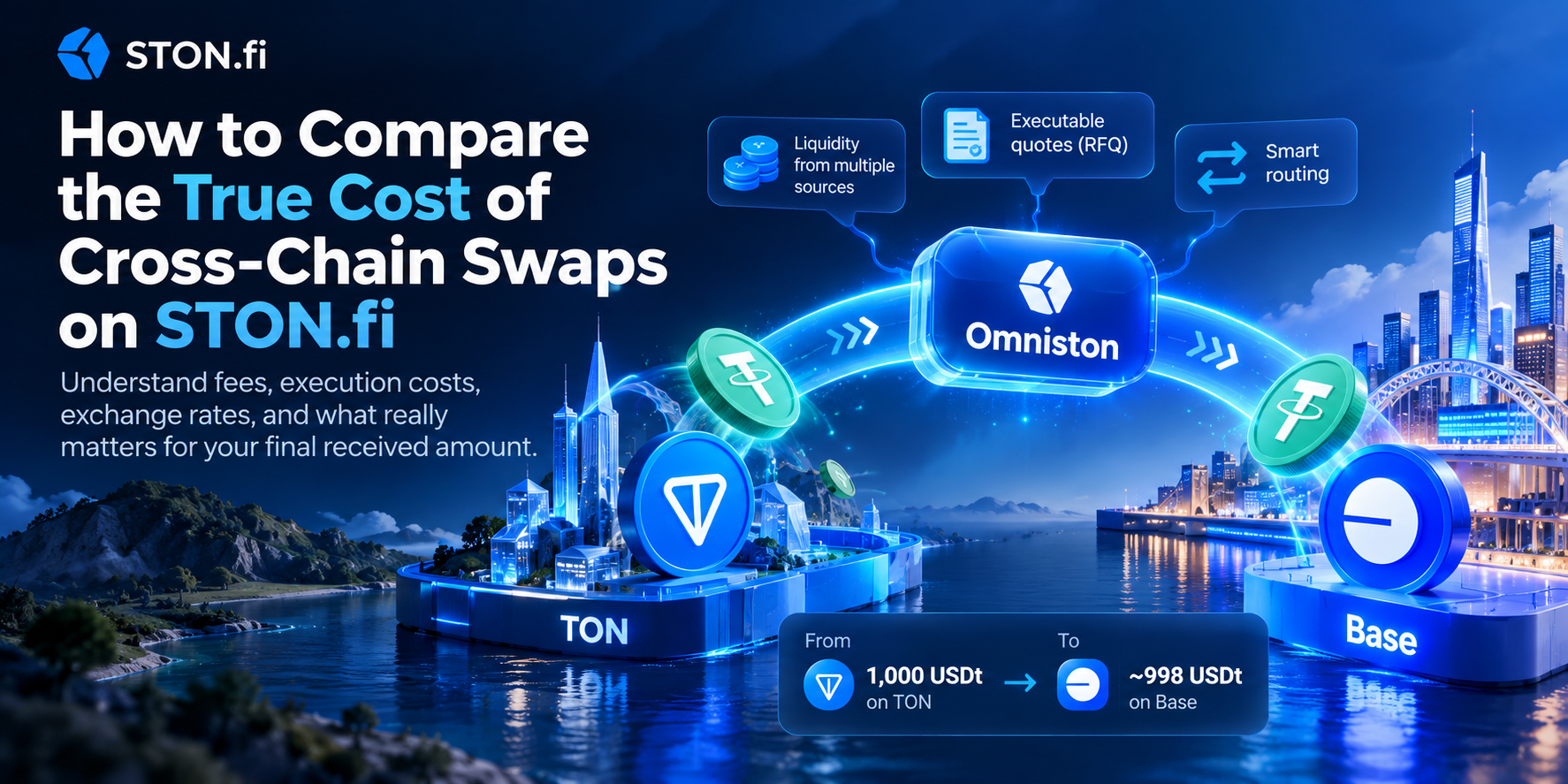 How to Compare the True Cost of Cross-Chain Swaps on STON.fi