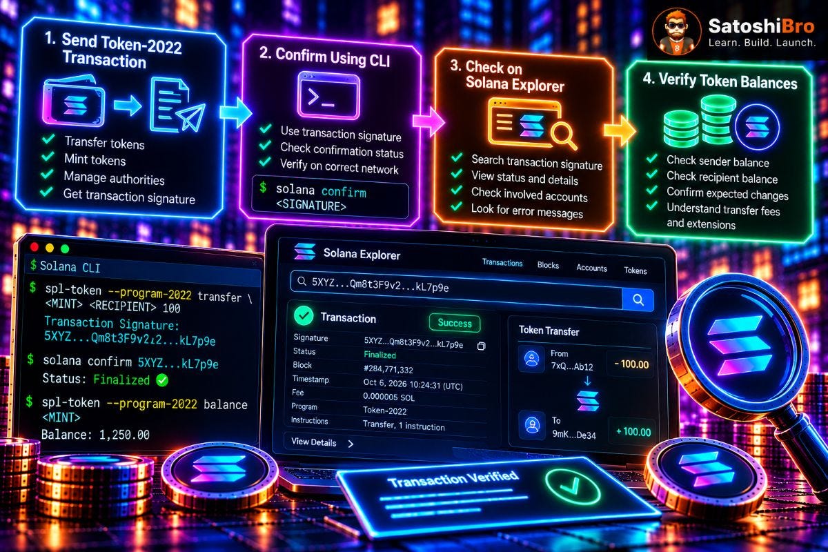 How to Verify Solana Token-2022 Transactions Using CLI