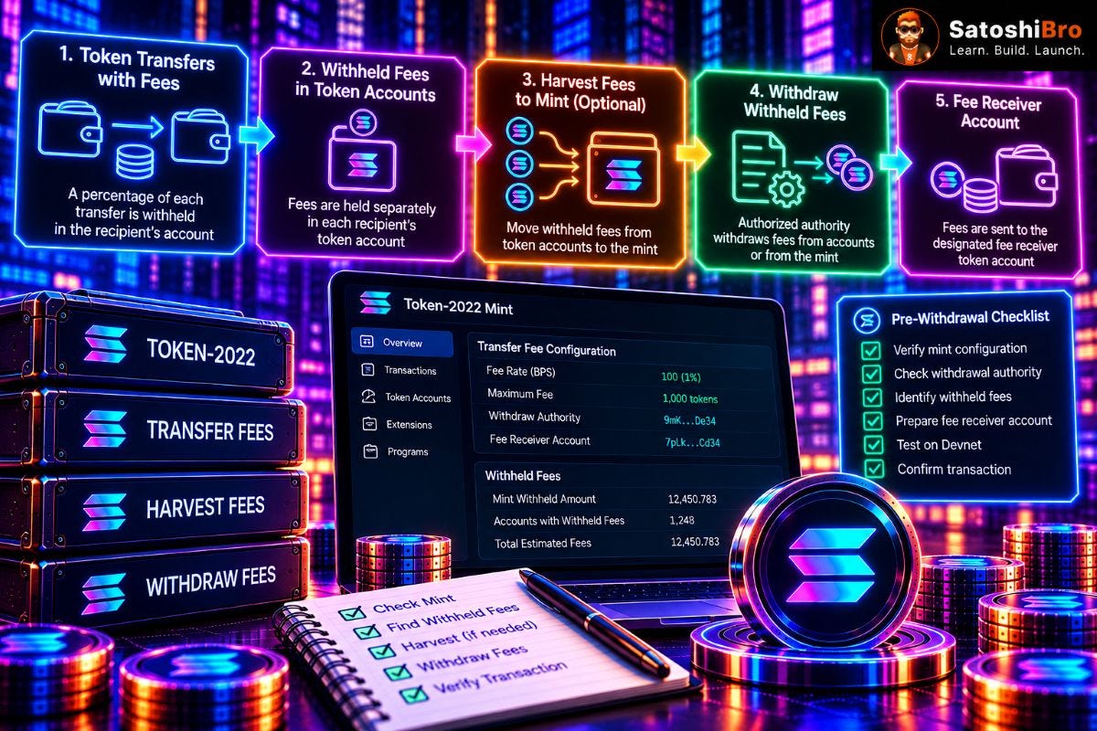 How to Withdraw Solana Token-2022 Transfer Fees: A Beginner’s Guide