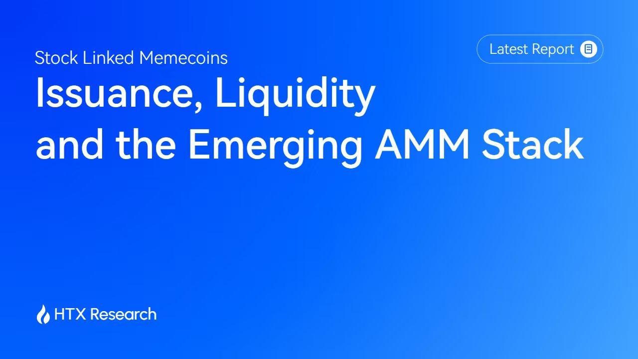 HTX Research Latest Report | Stock Linked Memecoins: Issuance, Liquidity, and the Emerging AMM…