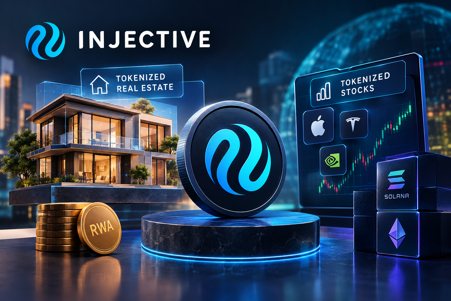 Injective Controls 67% of Tokenized Real Estate Market With $1.06B in Assets