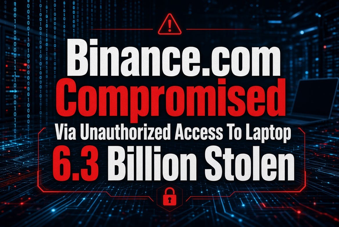 Inside the $6.3 Billion Binance Heist: A Laptop, 20 Minutes, and the Race to Freeze the Loot