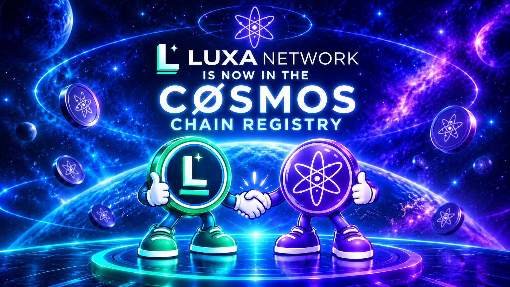 LUXA Network (luxa-1) is now officially listed in the Cosmos Chain Registry! ✅