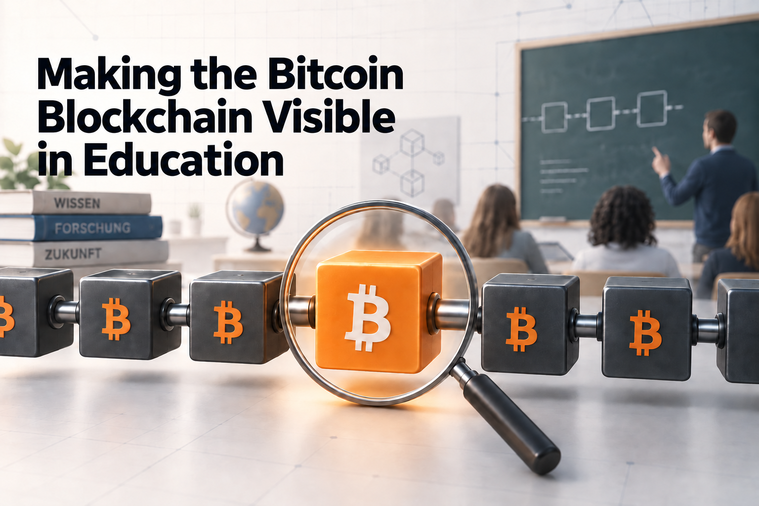 Making the Bitcoin Blockchain Visible in Education