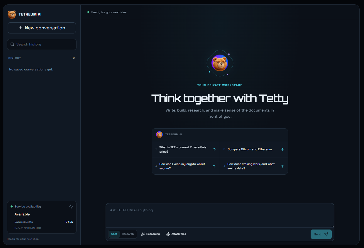 Meet Tetreum AI: Tetty Is More Than a Crypto Assistant