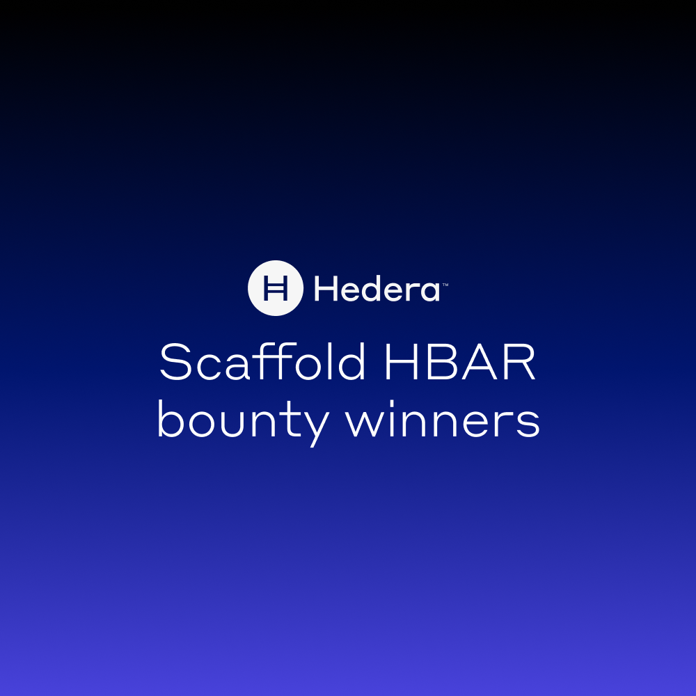 Meet the Scaffold HBAR Template Bounty winners