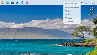 Microsoft: Verstecktes Menü verschiebt Taskleiste in Windows 11