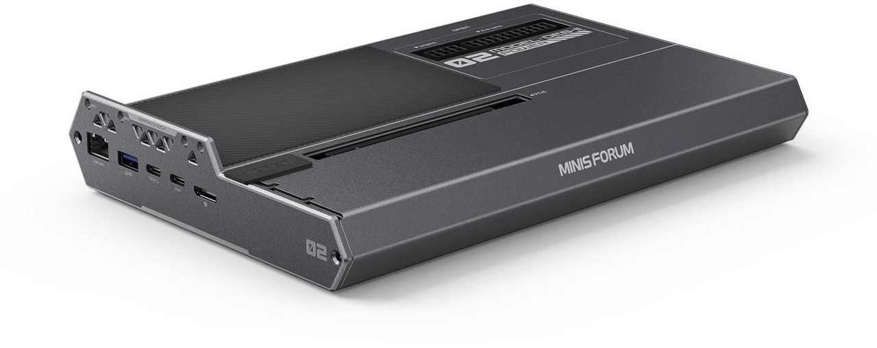 Minisforum’s Thunderbolt 5 dock lets mini PCs run a full desktop GPU for video editing