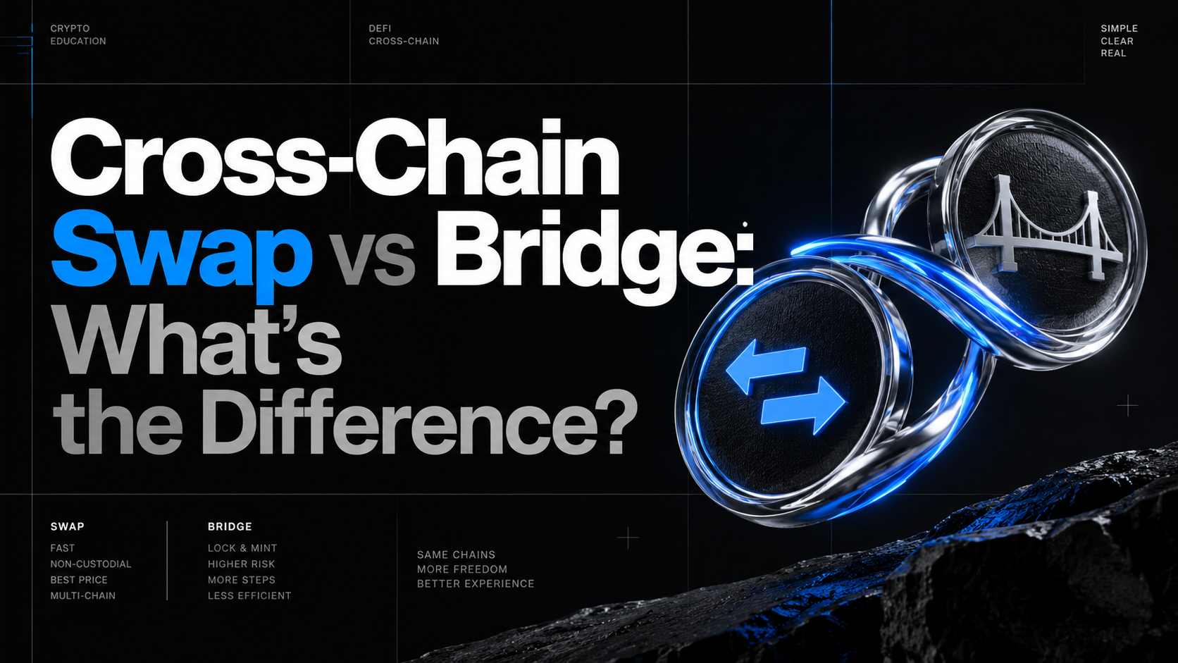 Moving crypto between blockchains is only half the problem.