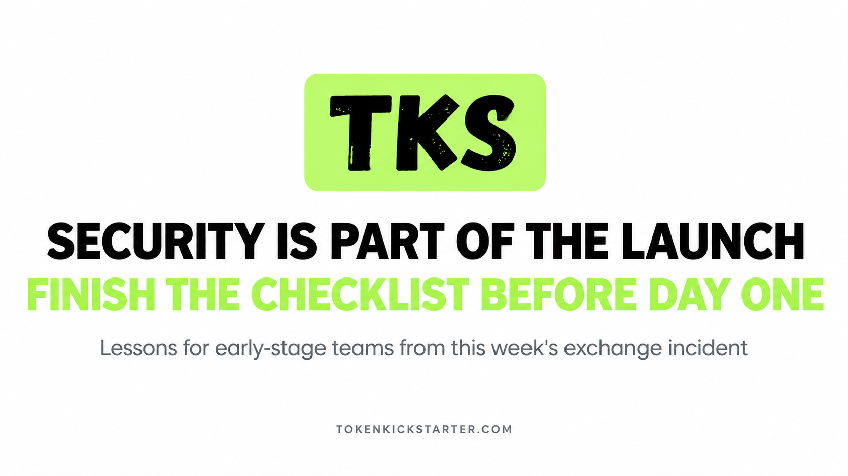 One Laptop, $6.3 Billion: Why Security Is Part of the Launch for Early-Stage Crypto Projects