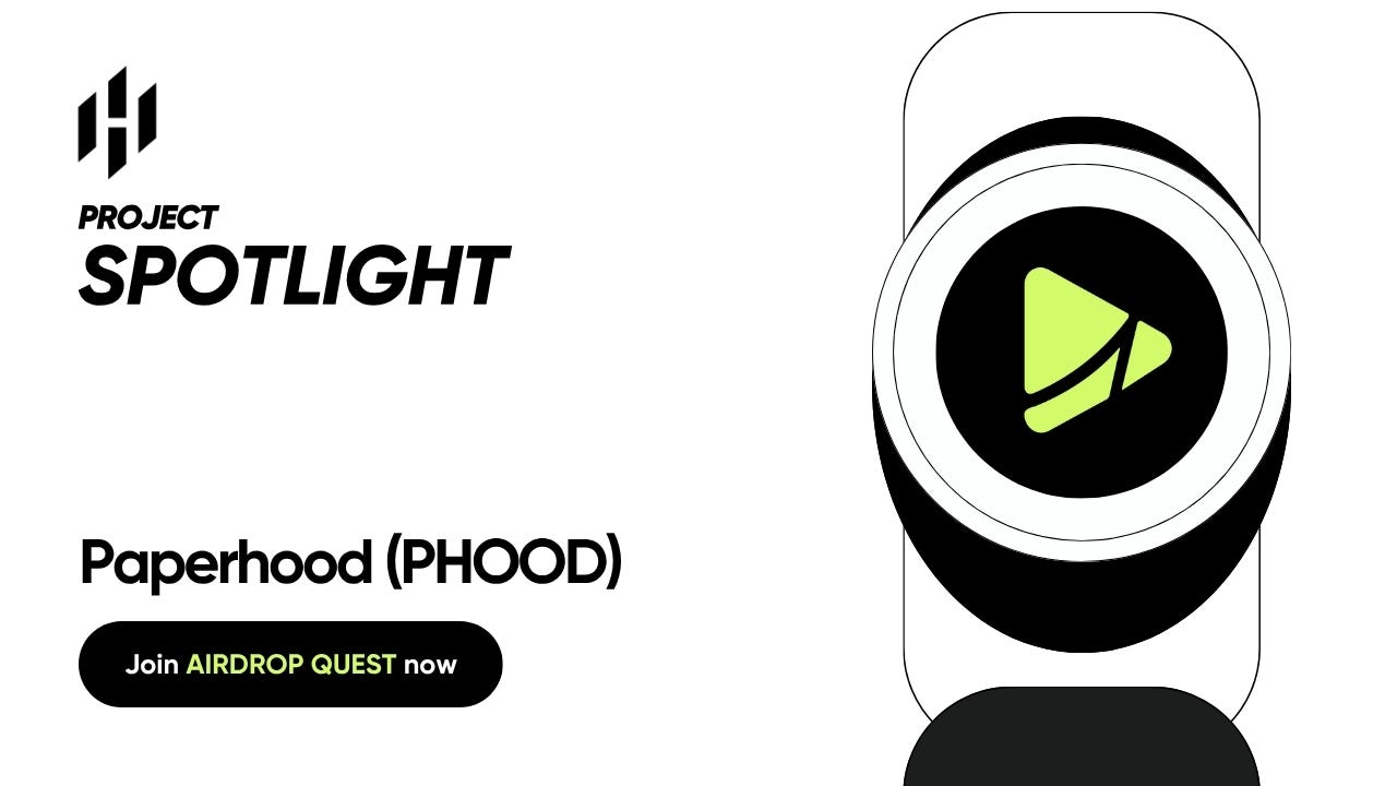 Paperhood X Play2Earn Airdrop Quest — PROJECT SPOTLIGHT