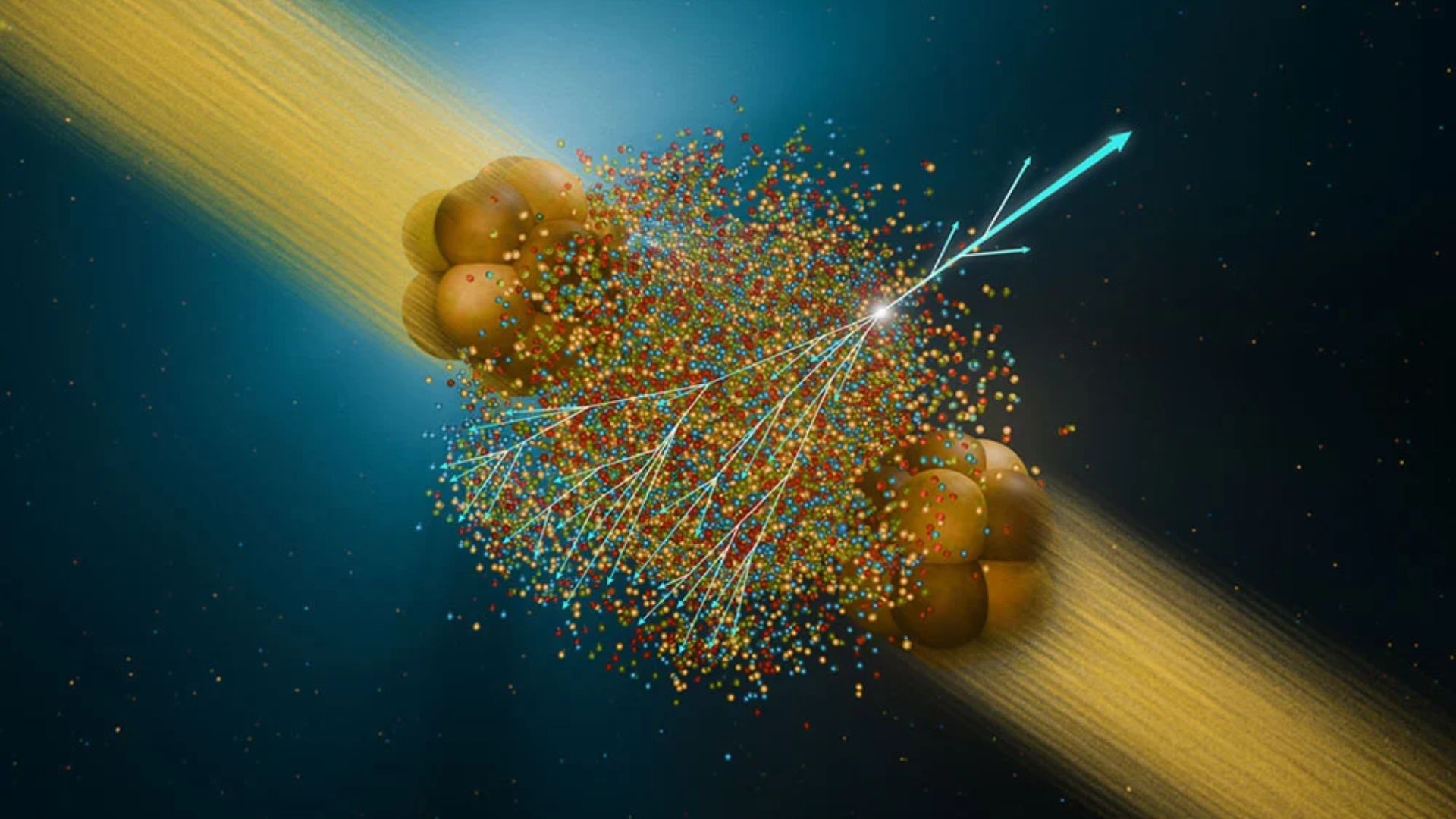 Particle colliders recreate matter that existed microseconds after the Big Bang