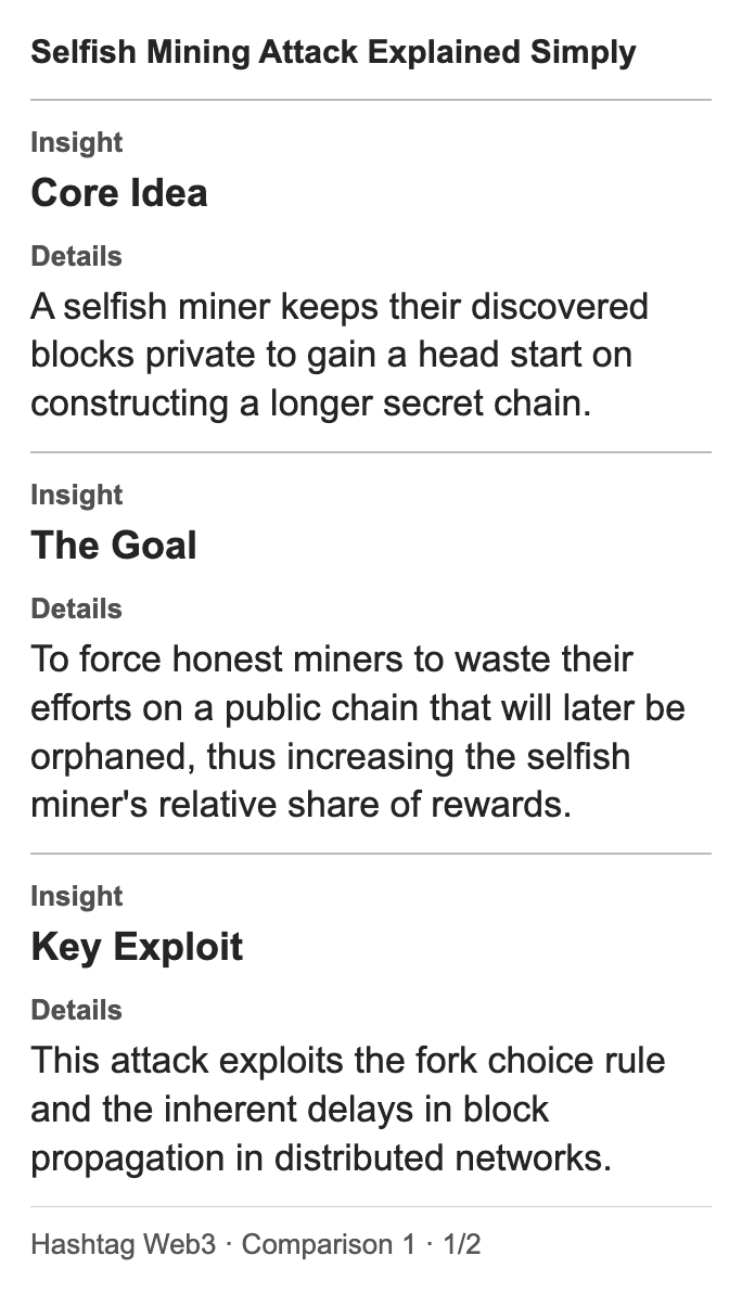 Selfish Mining Attack Explained Simply