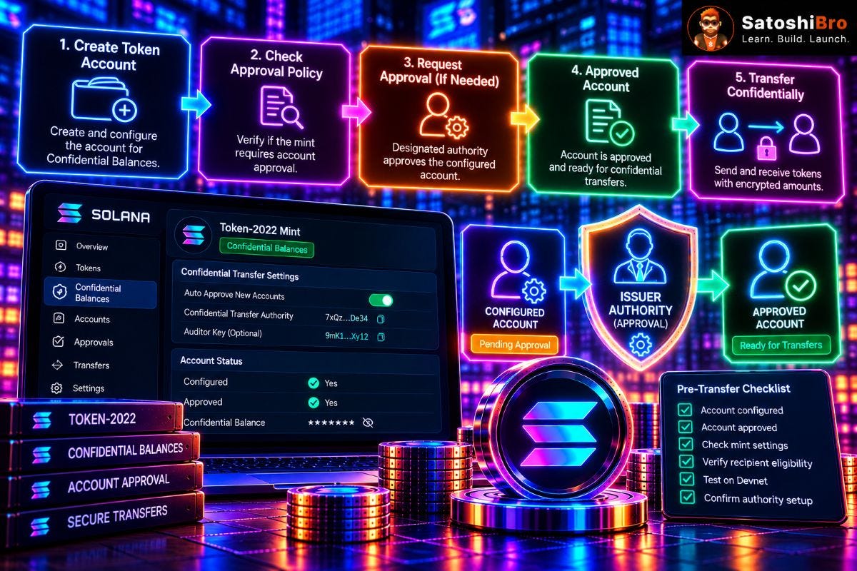 Solana Token-2022 Confidential Account Approval Explained