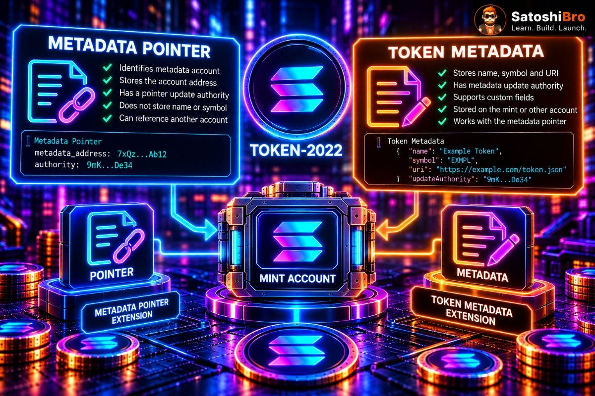 Solana Token-2022 Metadata Pointer vs Token Metadata: What’s the Difference?
